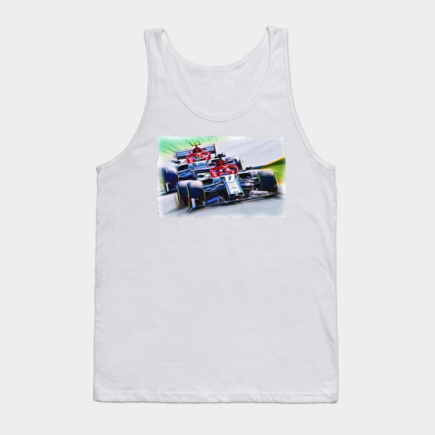 Kimi and Antonio on the race track Tank Top by DeVerviers